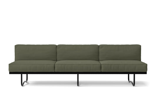 Emilia 3 Seater Sofa Sage Leather