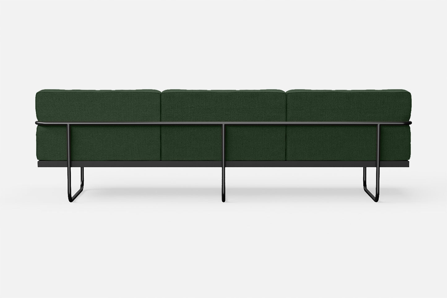 Emilia 3 Seater Sofa Forest Green Linen Fabric