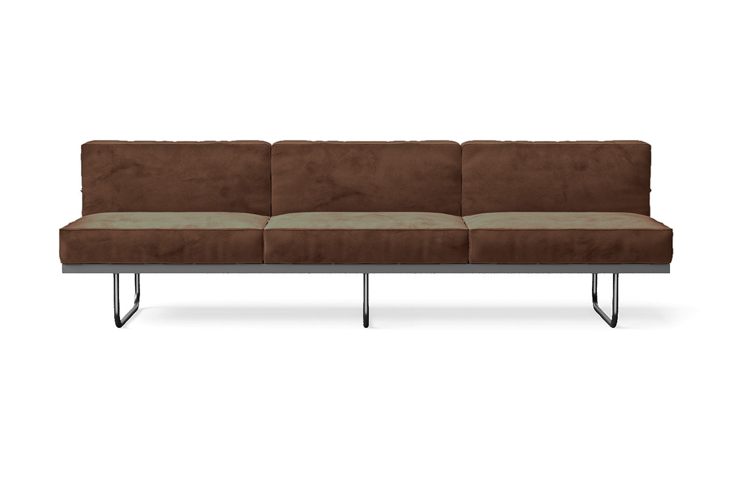 Emilia 3 Seater Sofa Coffee Brown Velvet