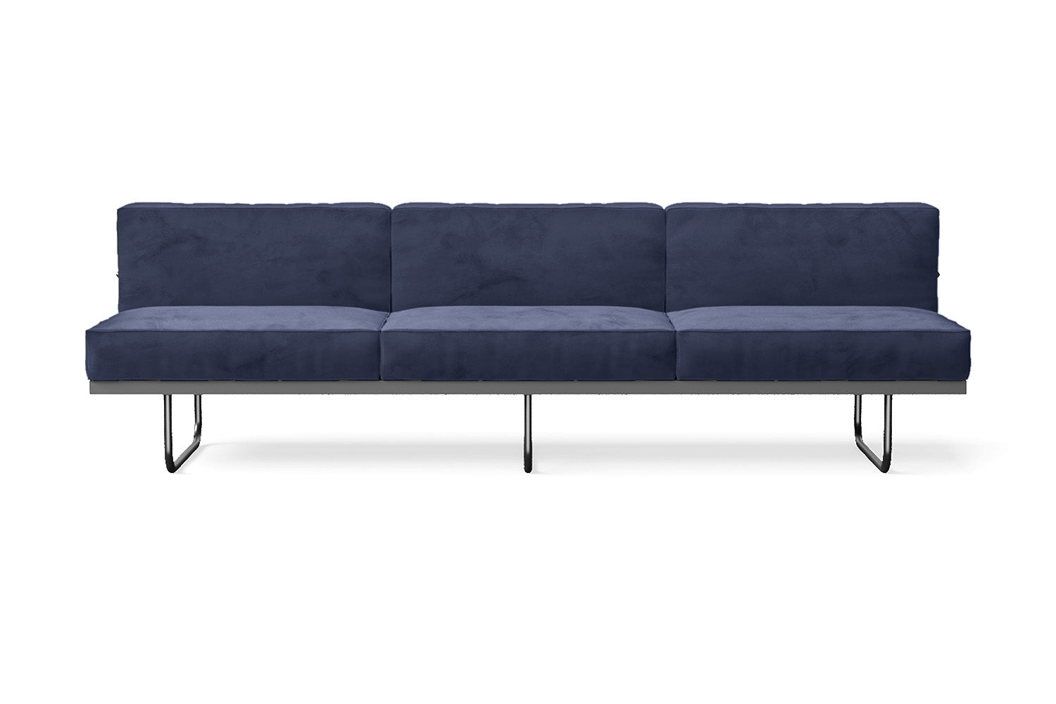 Emilia 3 Seater Sofa Dark Blue Velvet