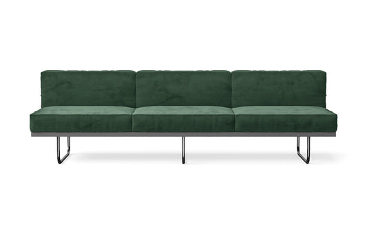 Emilia 3 Seater Sofa Green Velvet