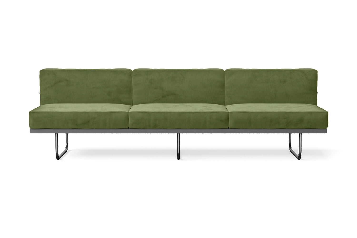 Emilia 3 Seater Sofa Lime Velvet