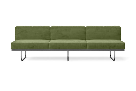 Emilia 3 Seater Sofa Lime Velvet