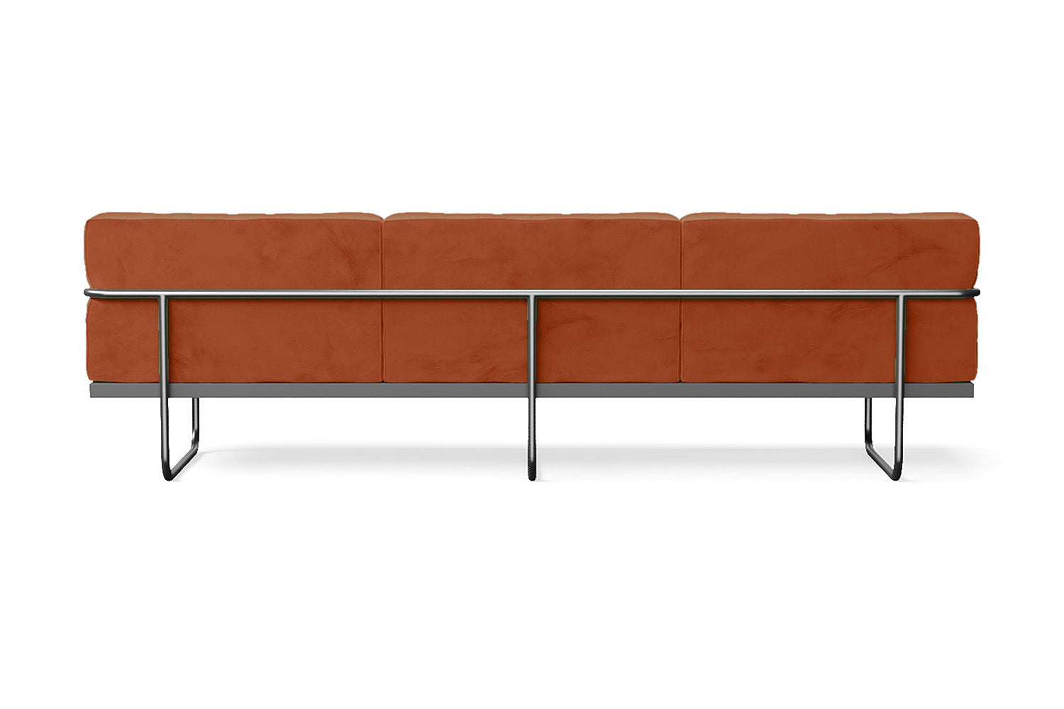 Emilia 3 Seater Sofa Orange Velvet