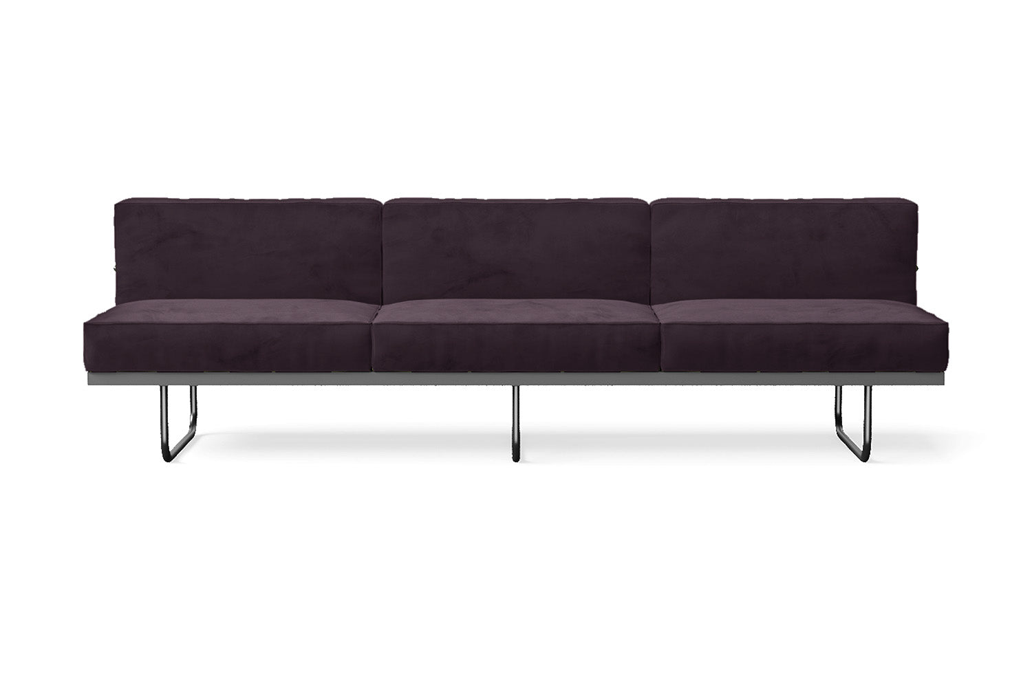 Emilia 3 Seater Sofa Purple Velvet