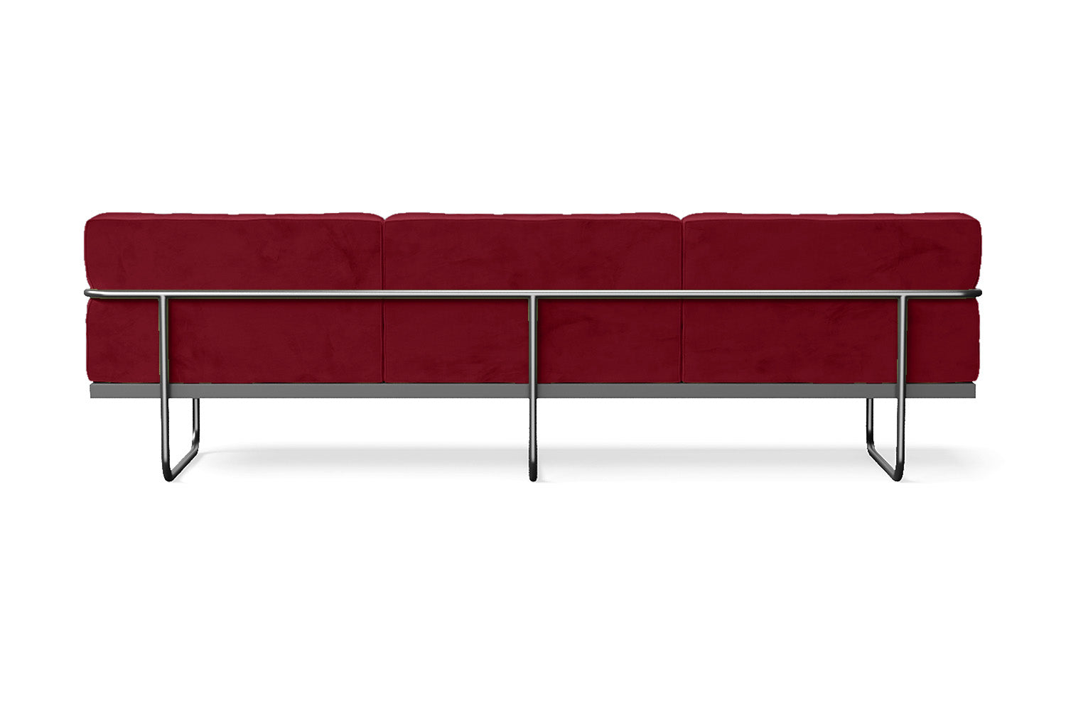 Emilia 3 Seater Sofa Red Velvet