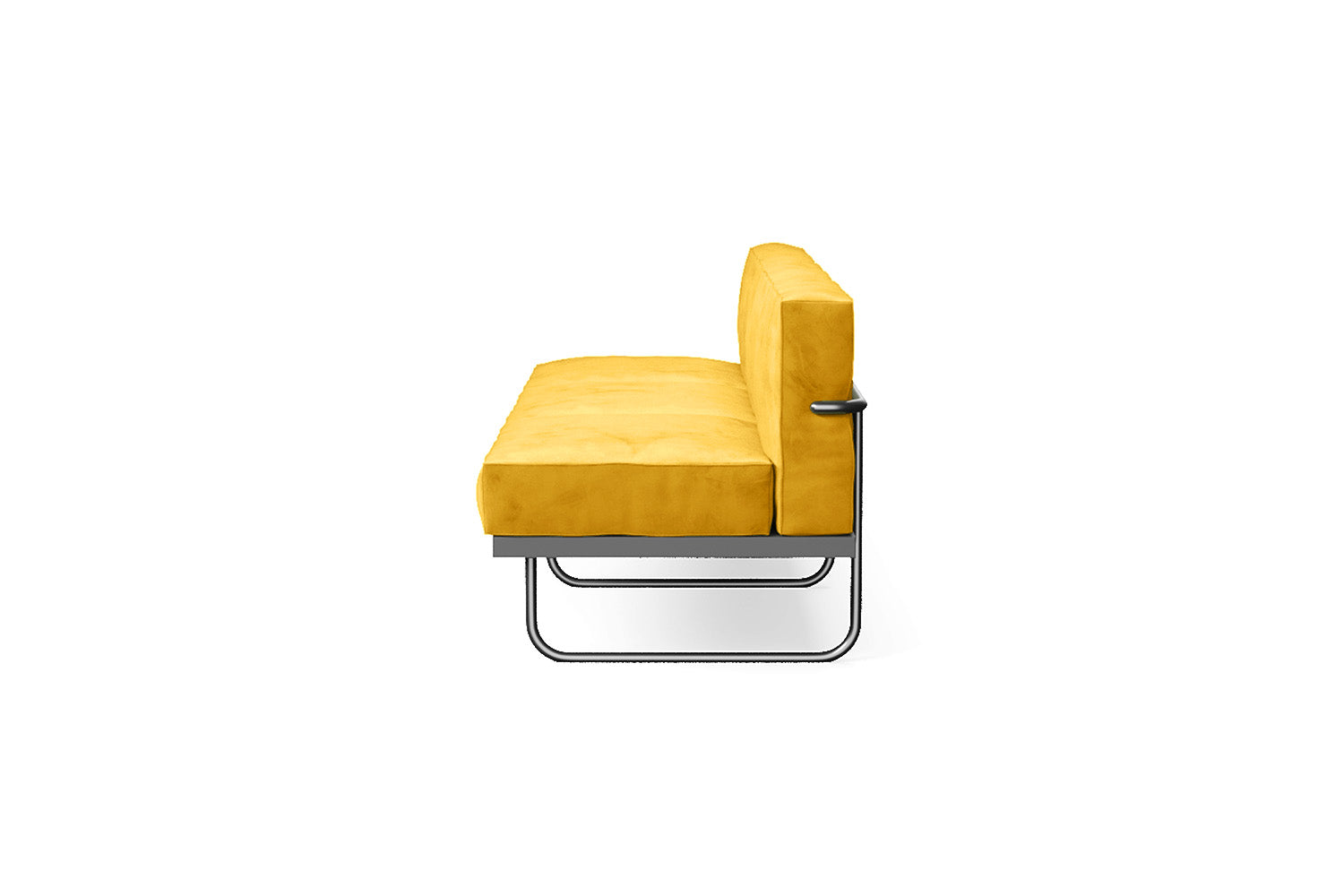 Emilia 3 Seater Sofa Yellow Velvet