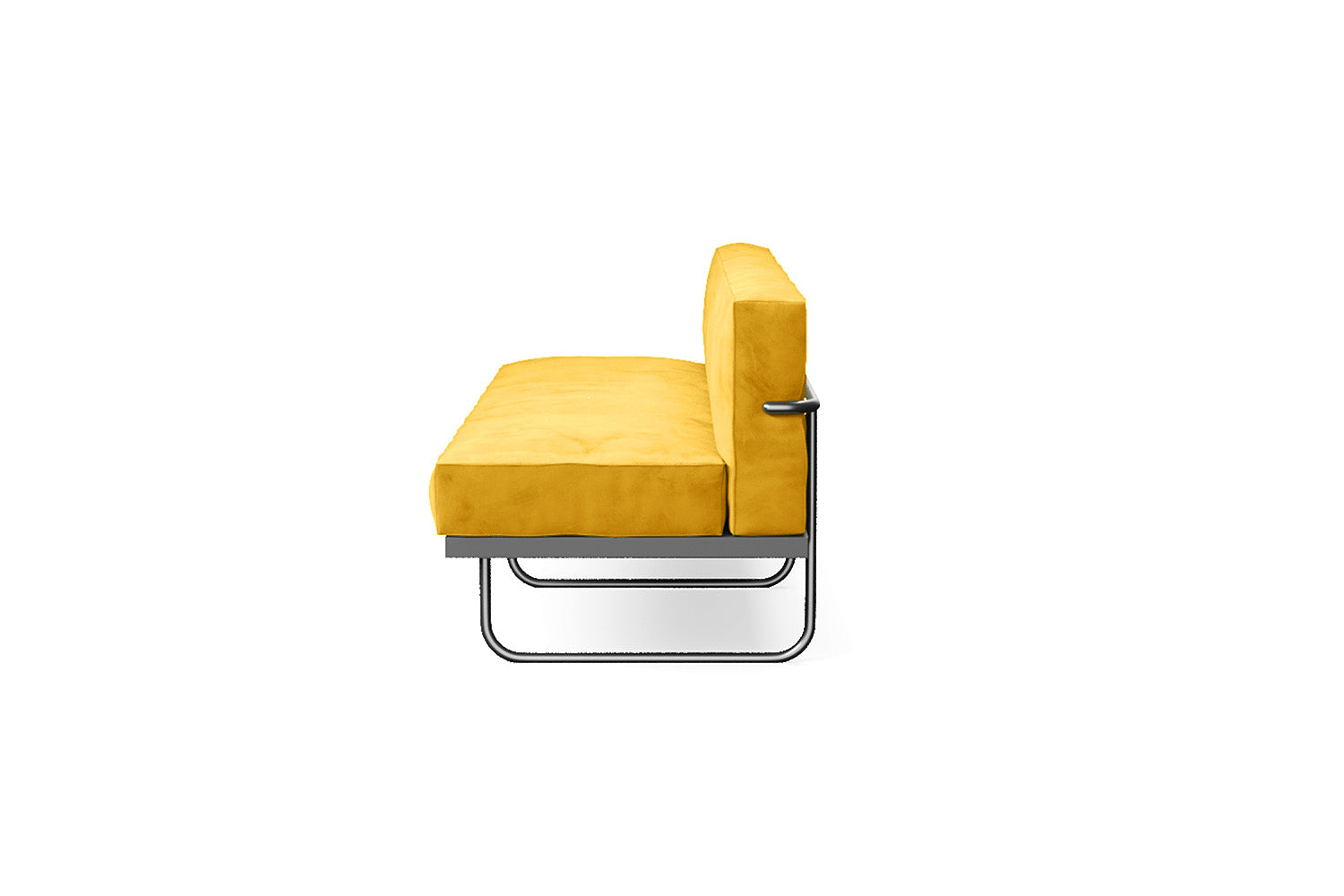 Emilia 3 Seater Sofa Yellow Velvet