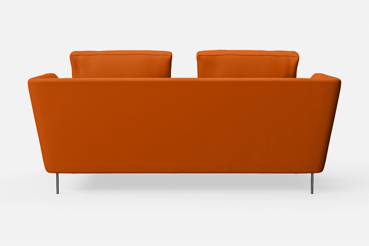 Faenza 2 Seater Sofa Orange Leather