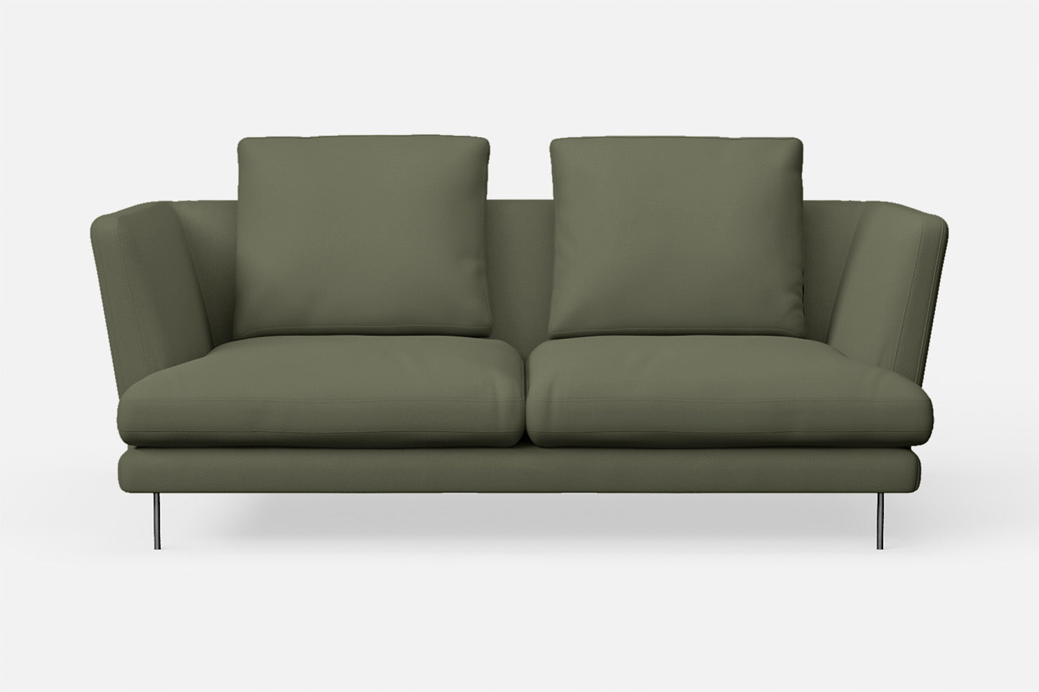 Faenza 2 Seater Sofa Sage Leather