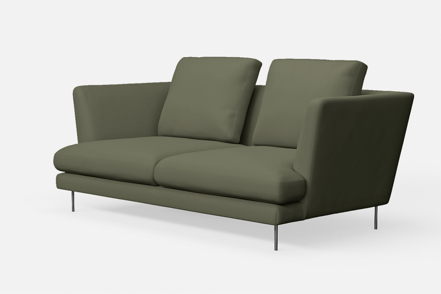 Faenza 2 Seater Sofa Sage Leather