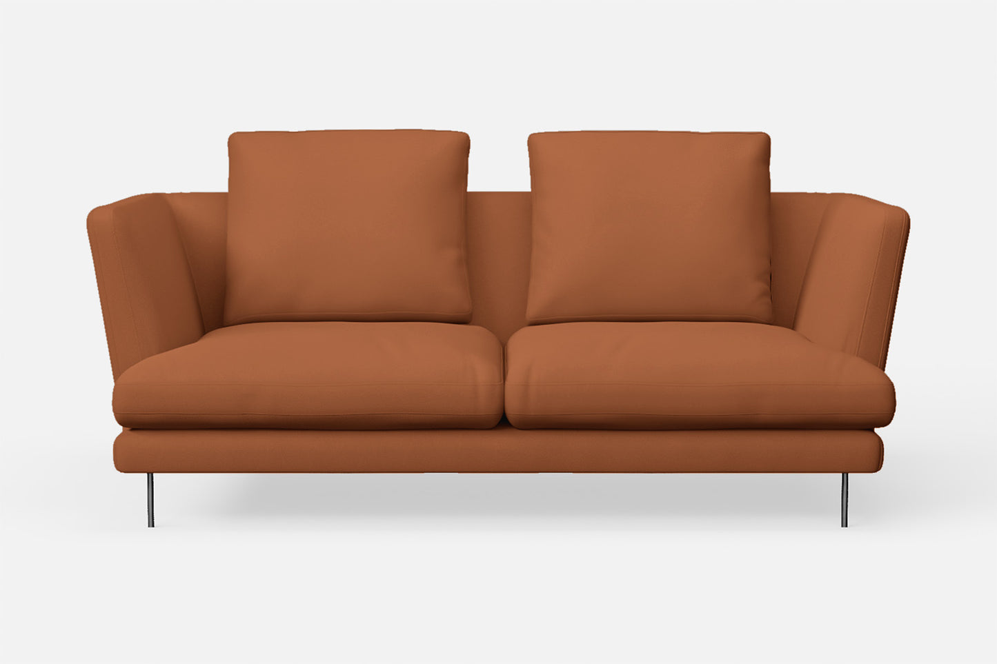 Faenza 2 Seater Sofa Tan Brown Leather