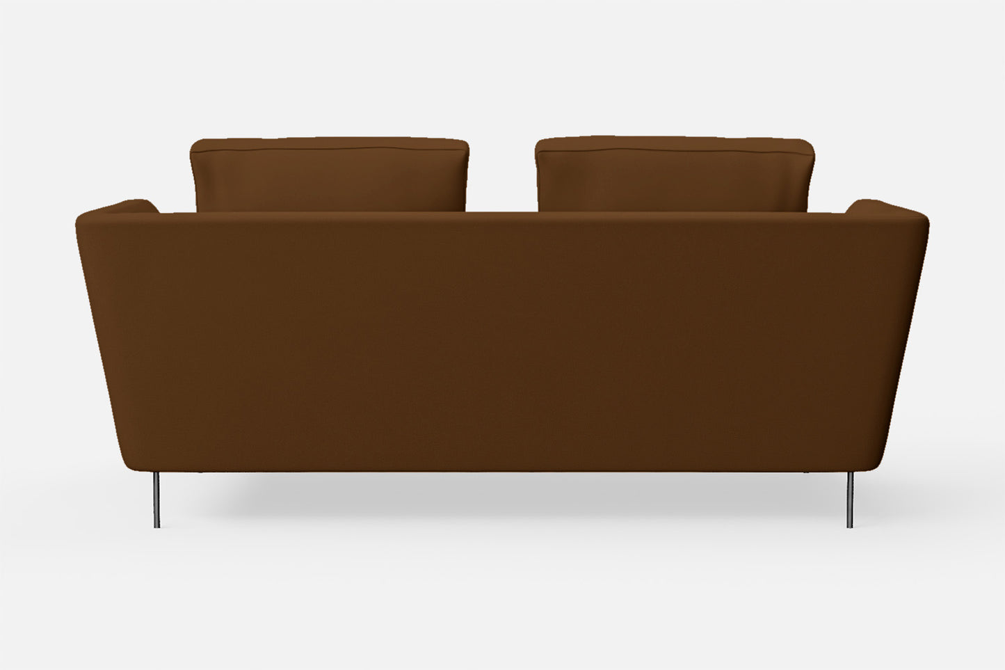 Faenza 2 Seater Sofa Walnut Brown Leather