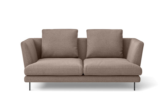 Faenza 2 Seater Sofa Caramel Linen Fabric