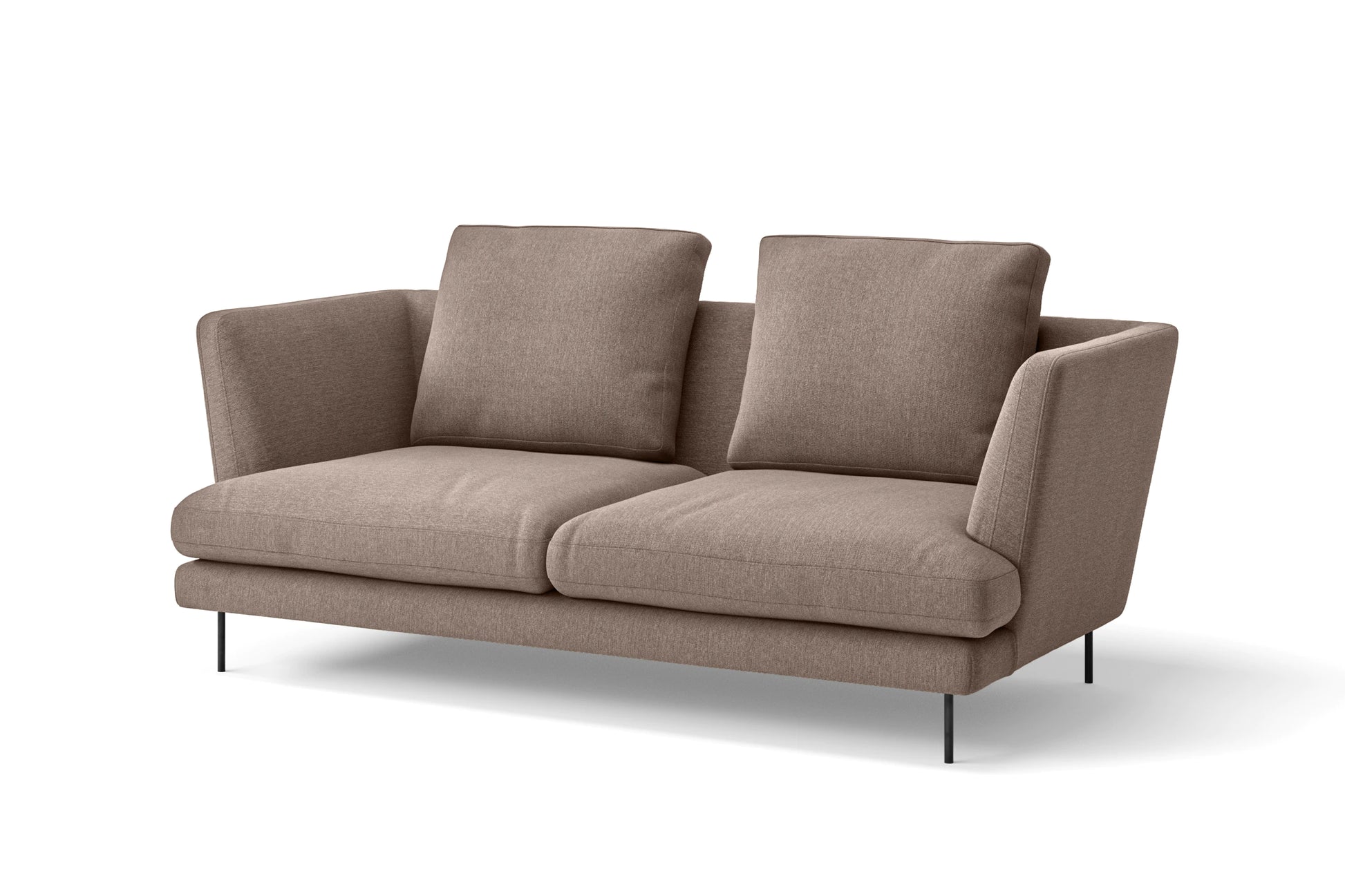 Faenza 2 Seater Sofa Caramel Linen Fabric