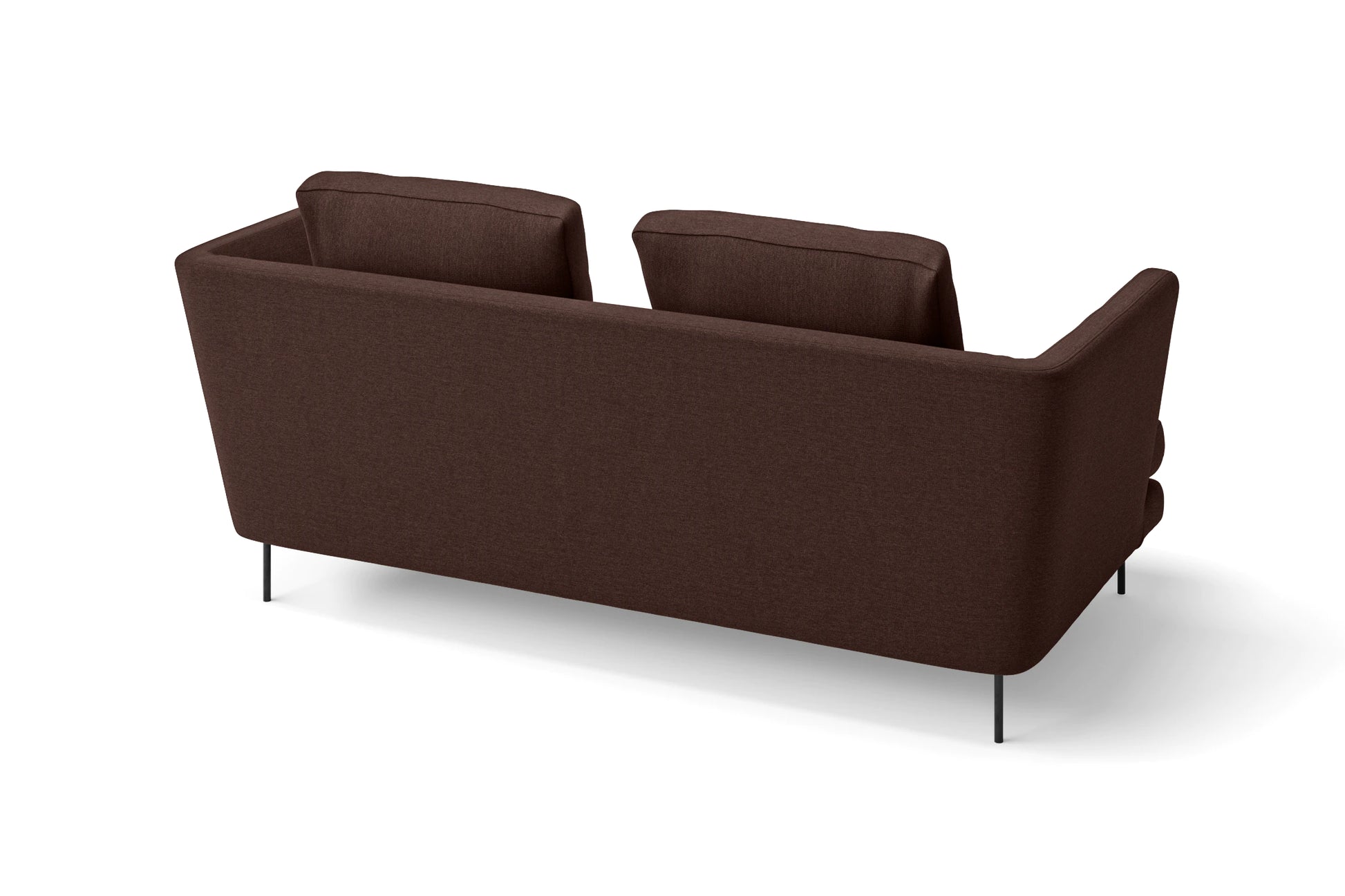 Faenza 2 Seater Sofa Coffee Brown Linen Fabric