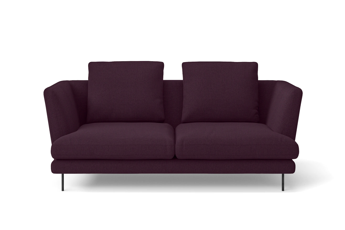 Faenza 2 Seater Sofa Purple Linen Fabric