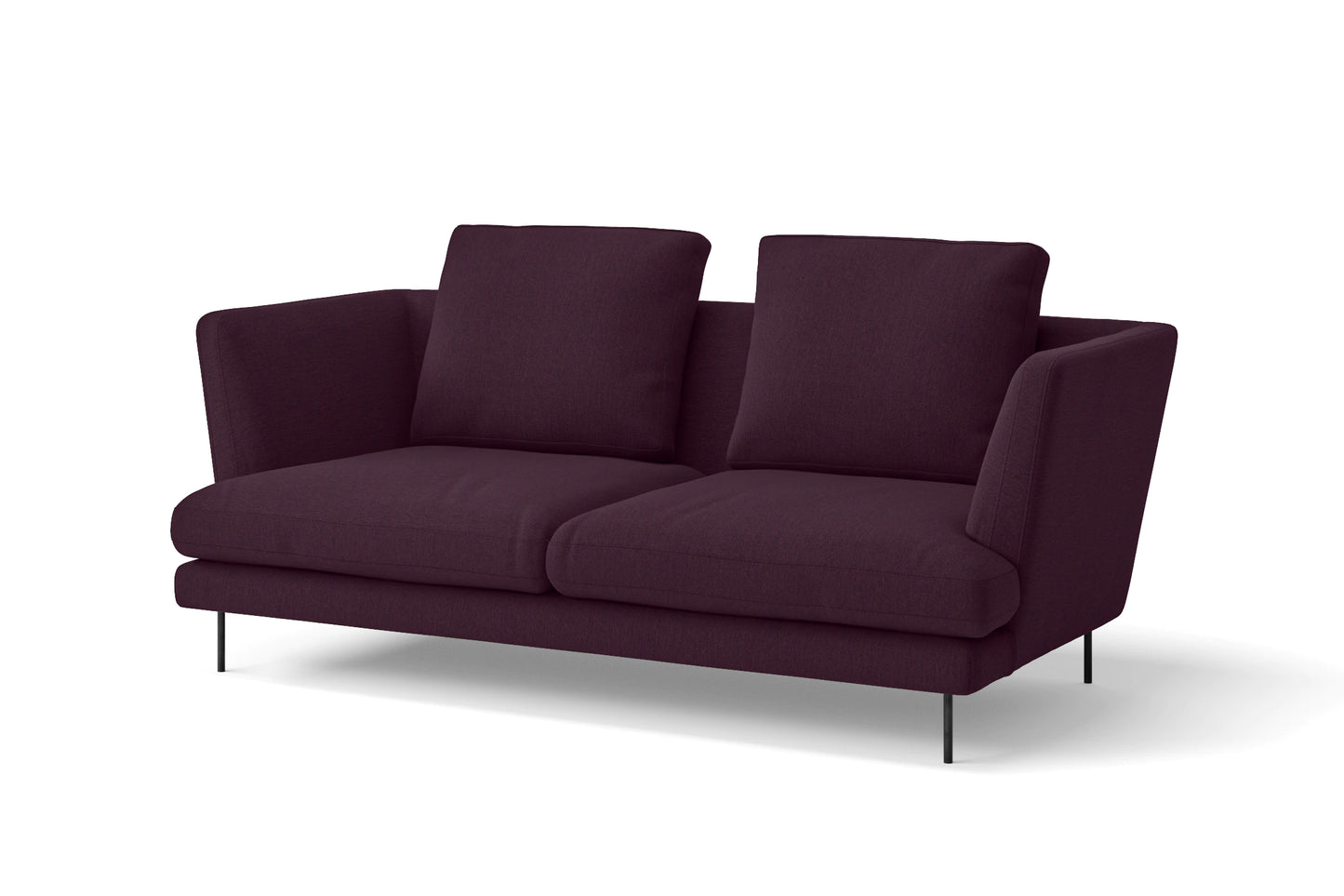 Faenza 2 Seater Sofa Purple Linen Fabric