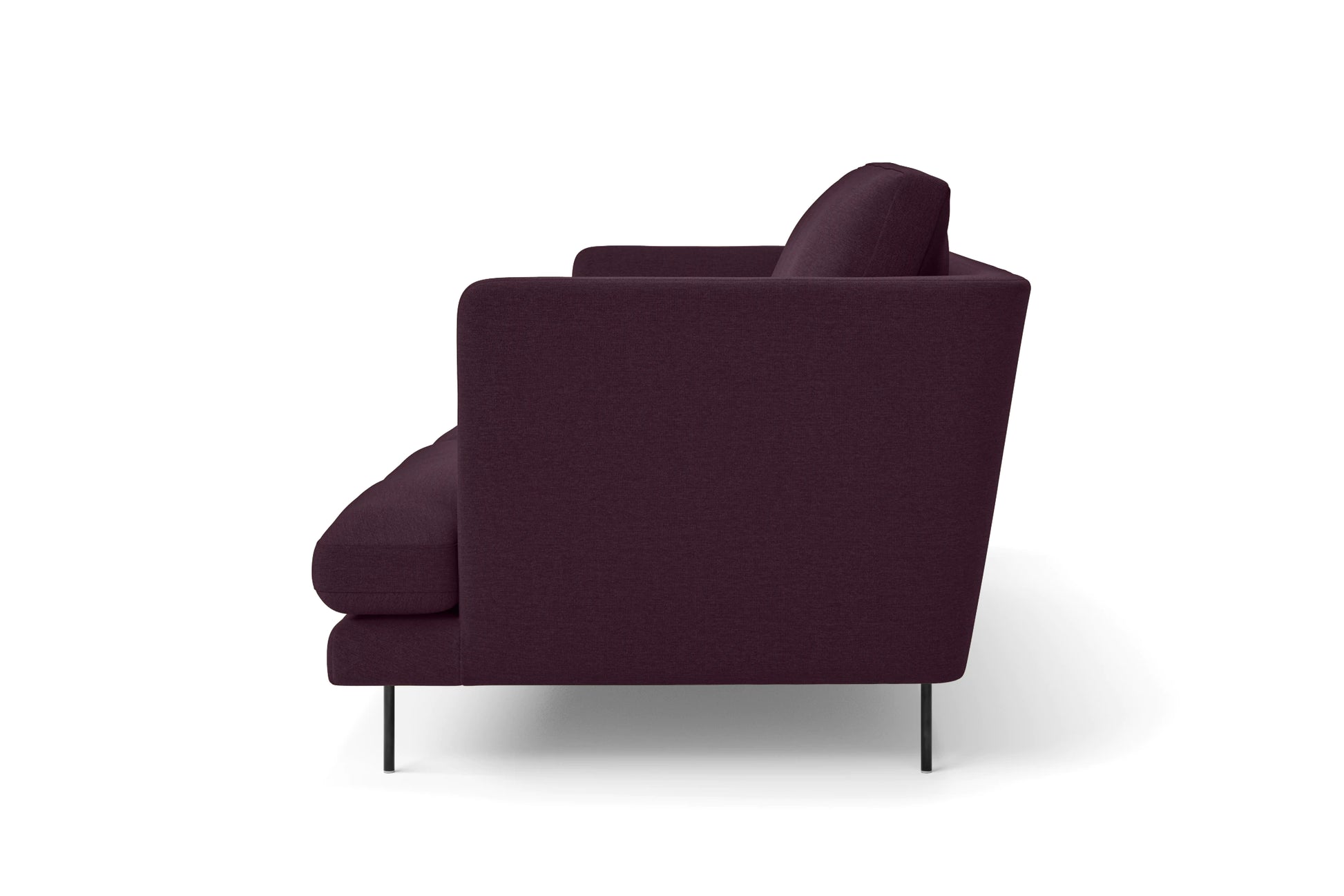 Faenza 2 Seater Sofa Purple Linen Fabric