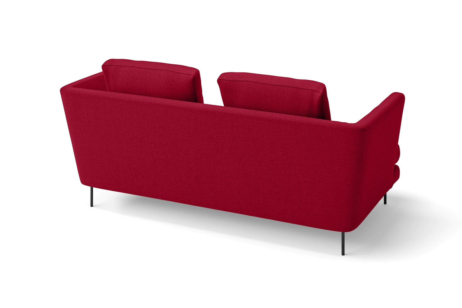 Faenza 2 Seater Sofa Red Linen Fabric