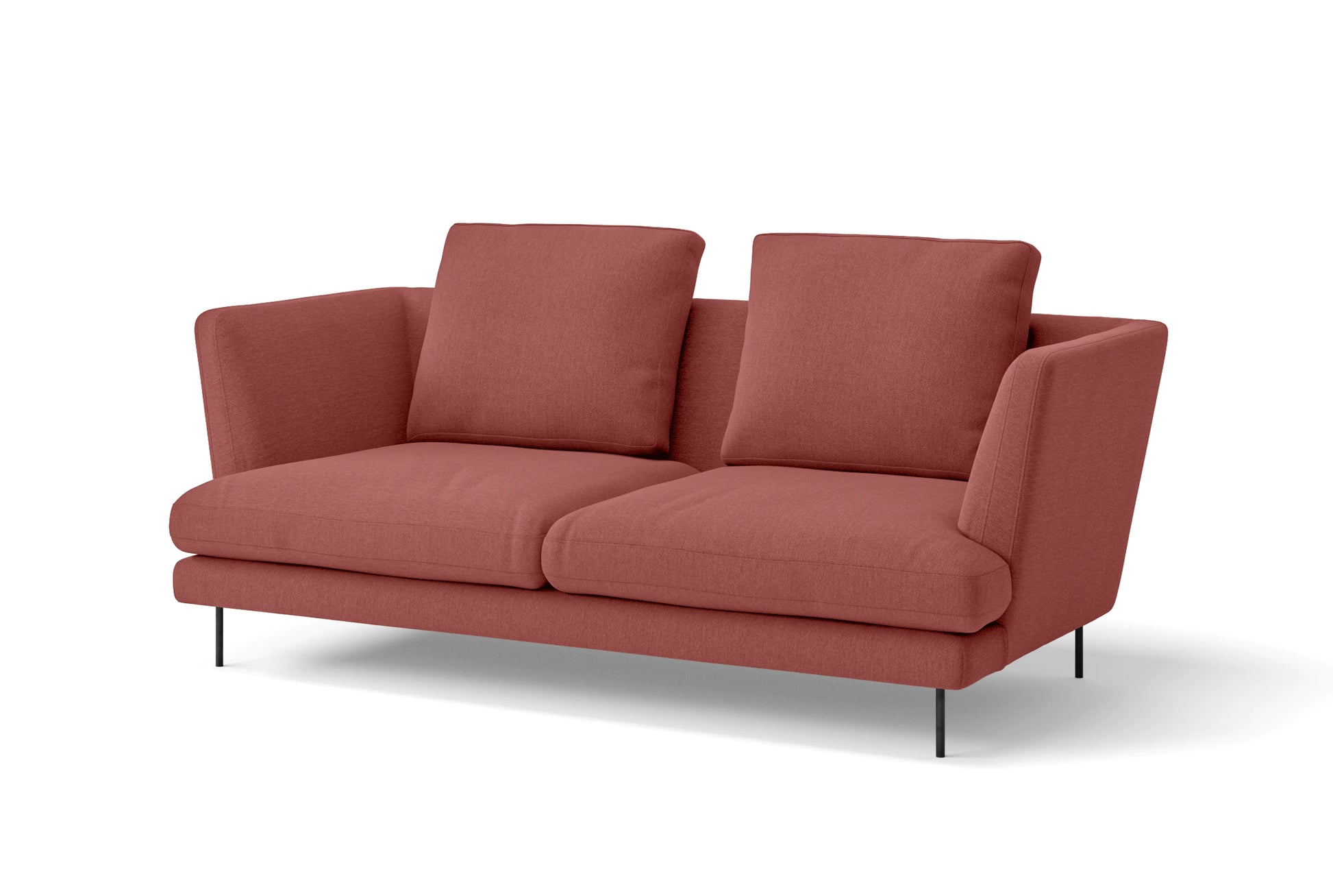 Faenza 2 Seater Sofa Rose Pink Linen Fabric