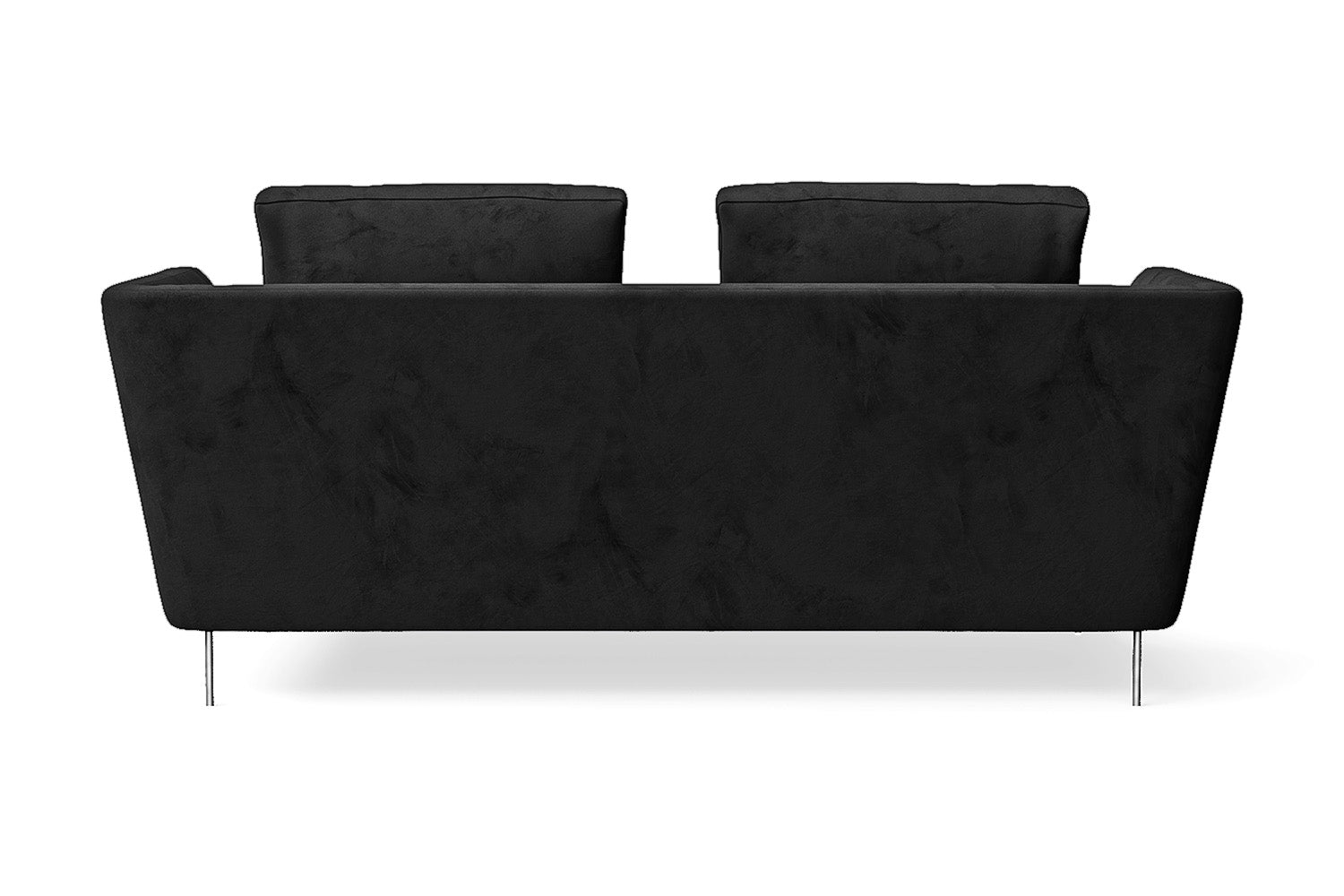 Faenza 2 Seater Sofa Black Velvet