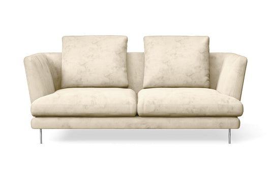 Faenza 2 Seater Sofa Cream Velvet