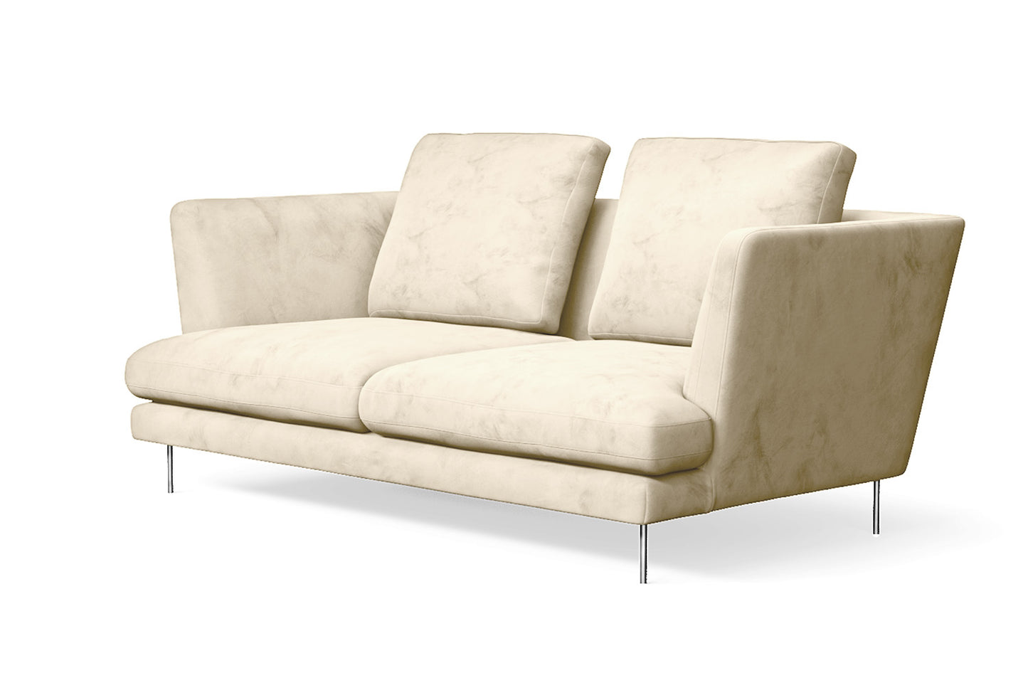 Faenza 2 Seater Sofa Cream Velvet