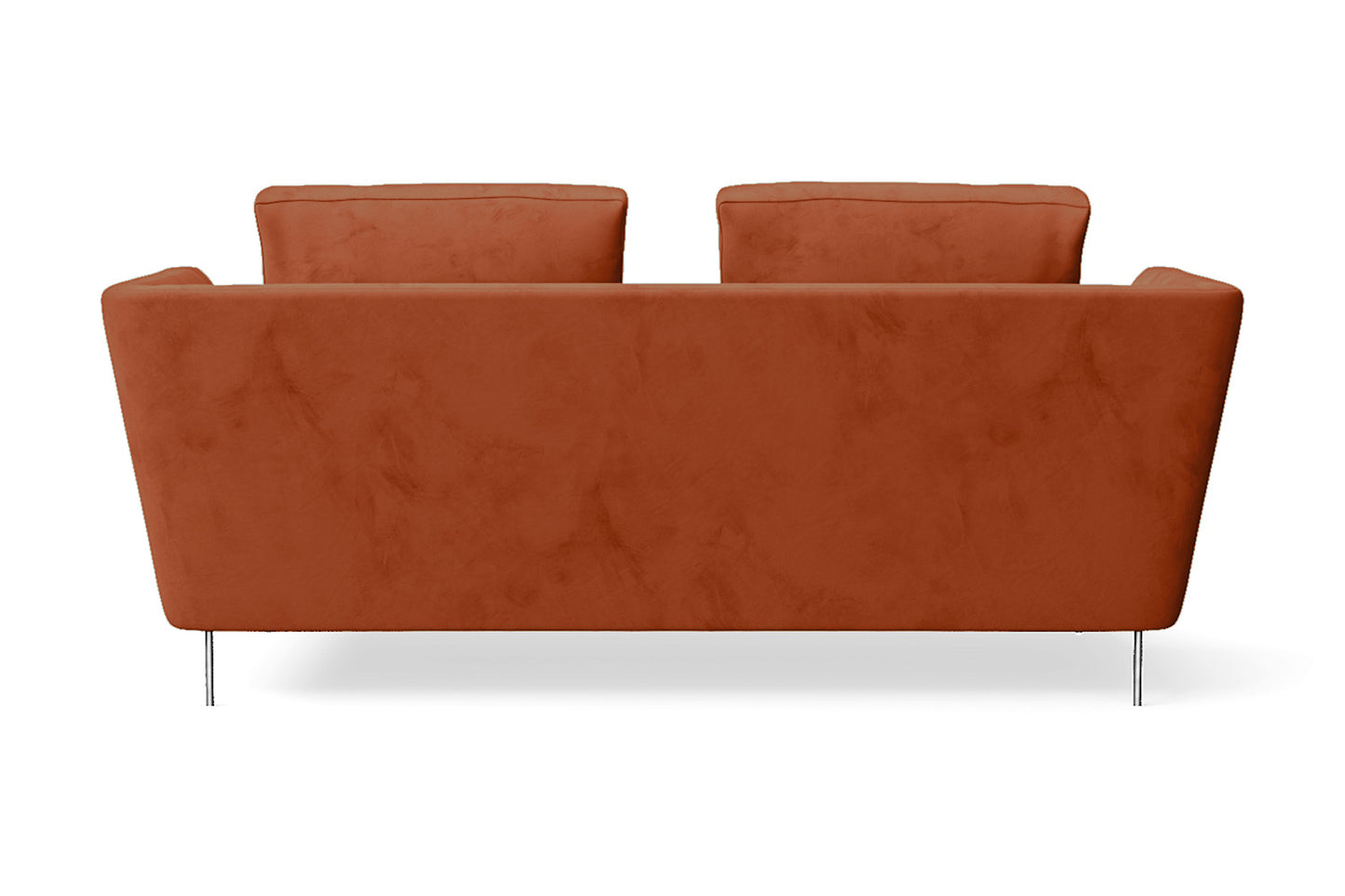 Faenza 2 Seater Sofa Orange Velvet