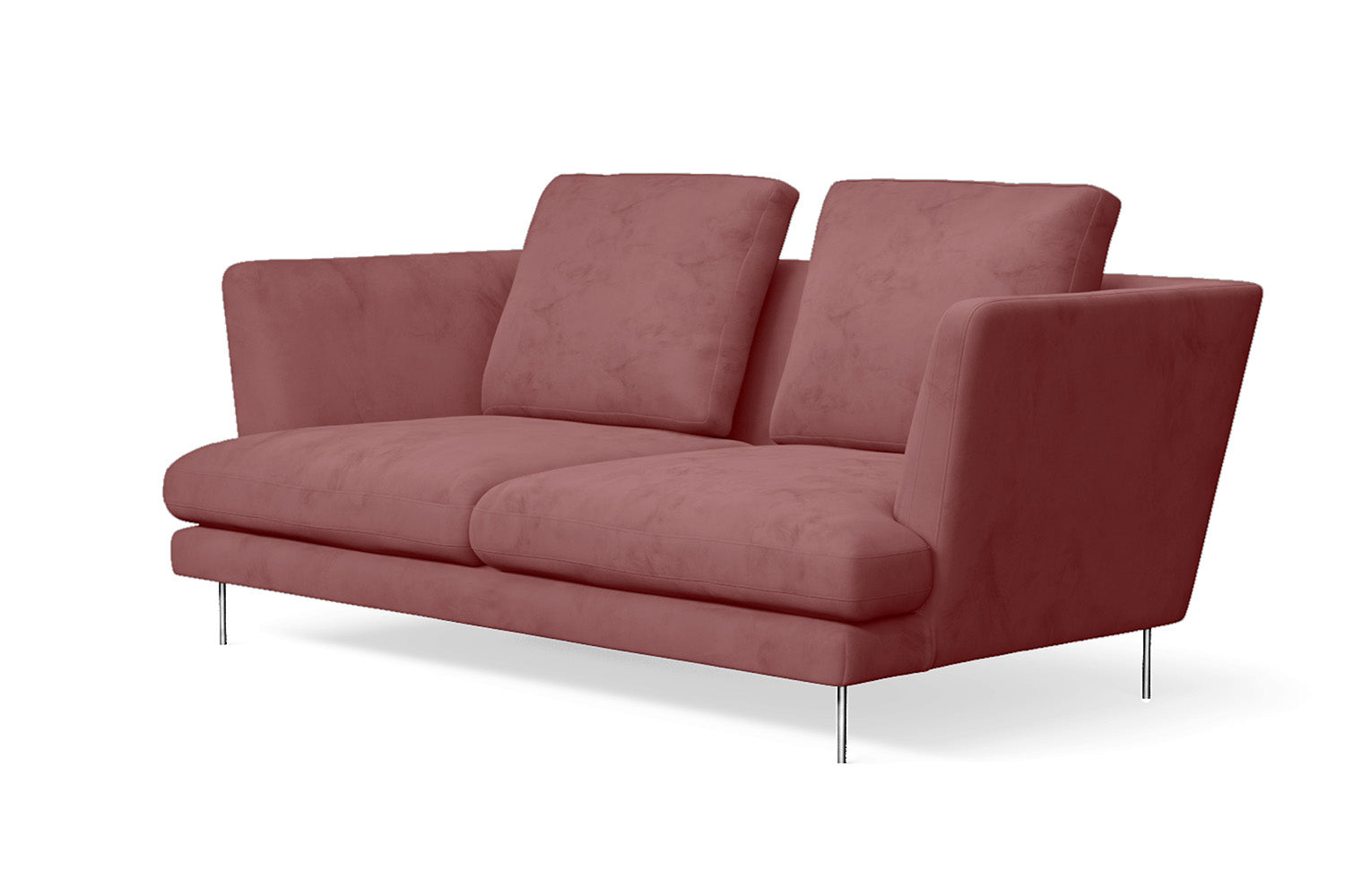 Faenza 2 Seater Sofa Pink Velvet