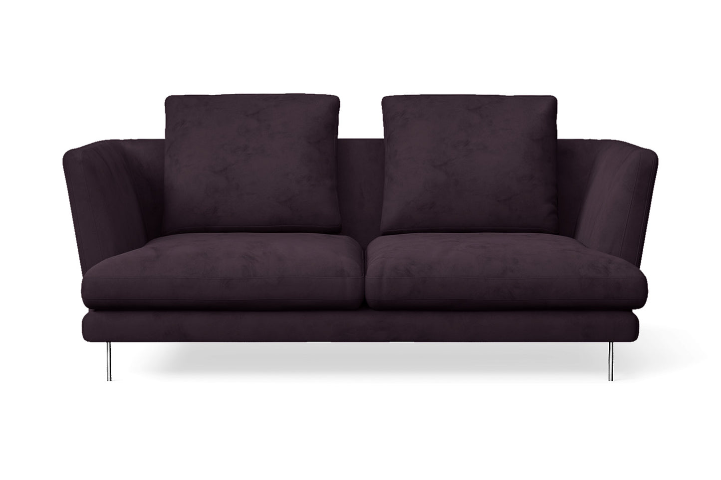 Faenza 2 Seater Sofa Purple Velvet