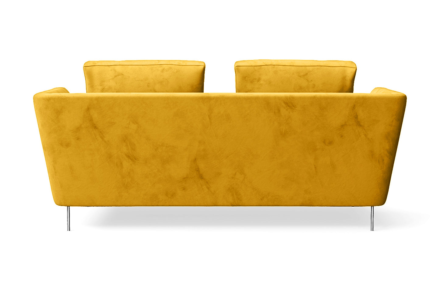 Faenza 2 Seater Sofa Yellow Velvet