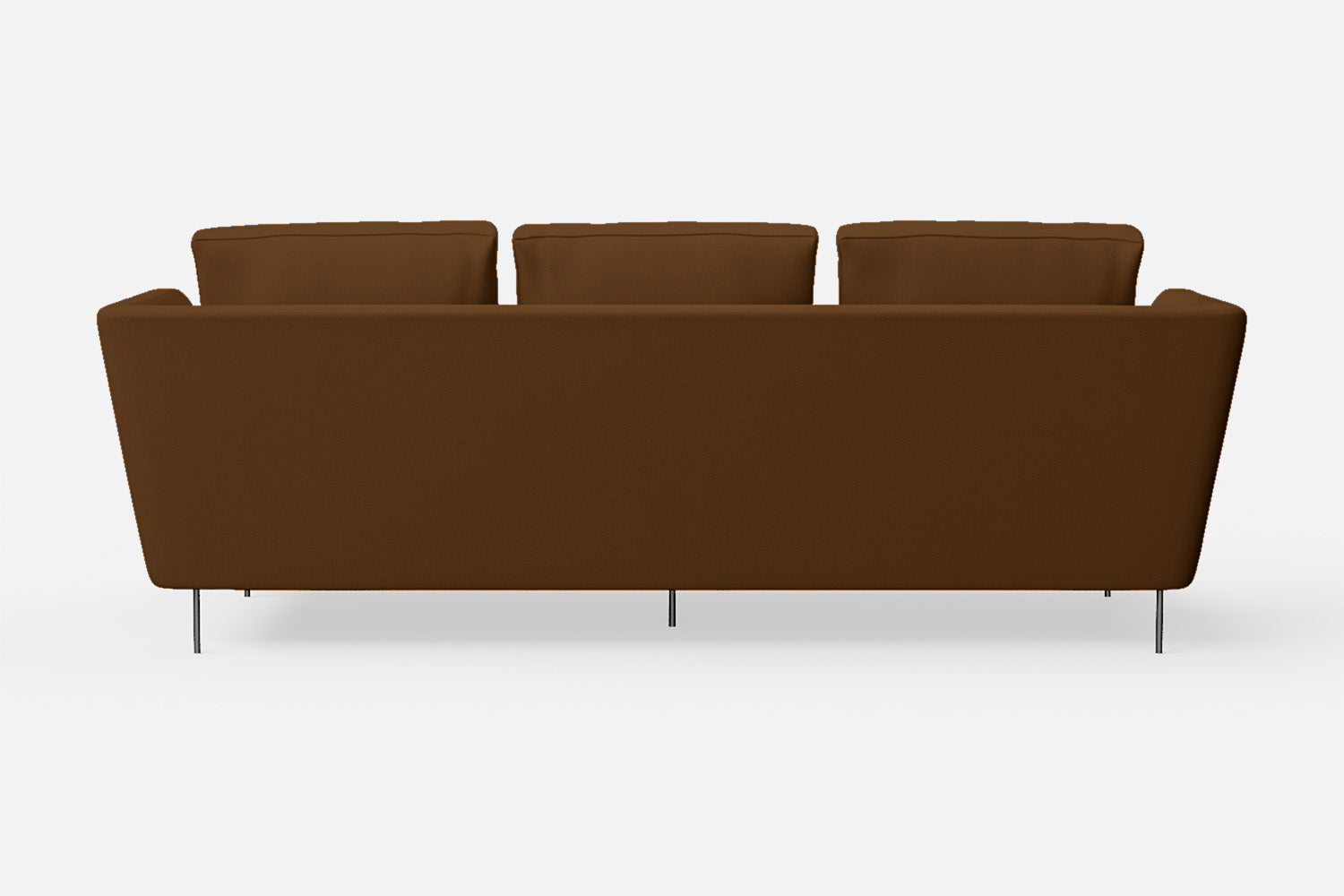 Faenza 3 Seater Sofa Walnut Brown Leather