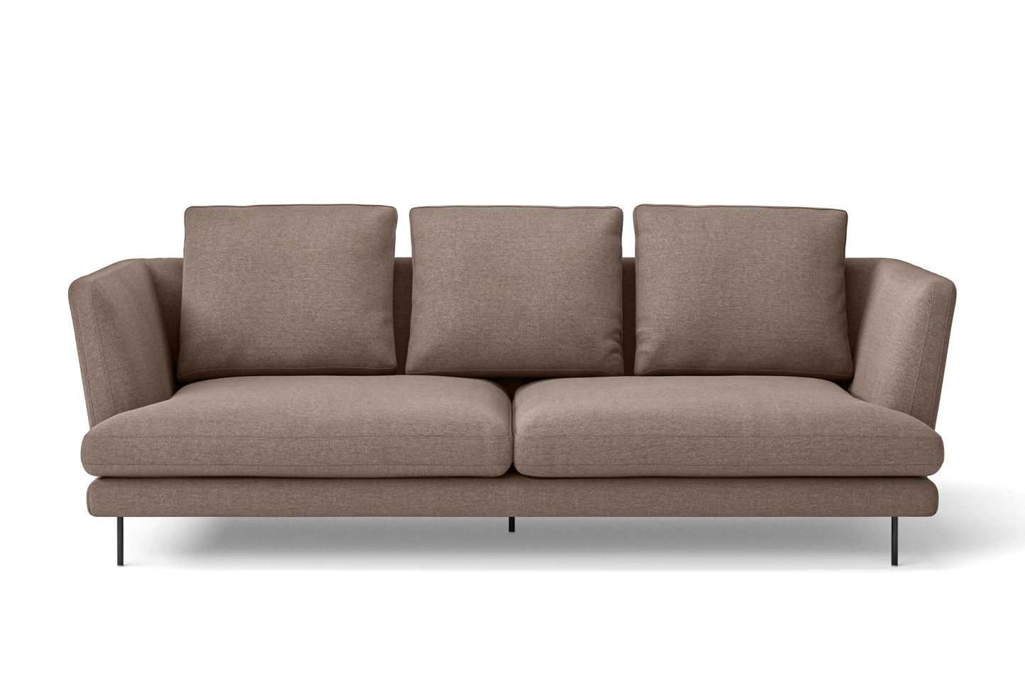 Faenza 3 Seater Sofa Caramel Linen Fabric