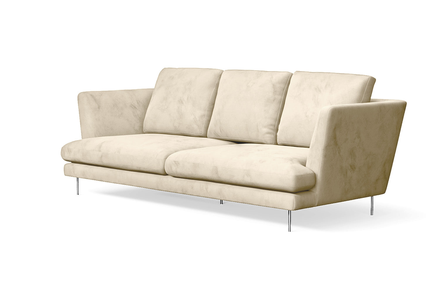 Faenza 3 Seater Sofa Cream Velvet