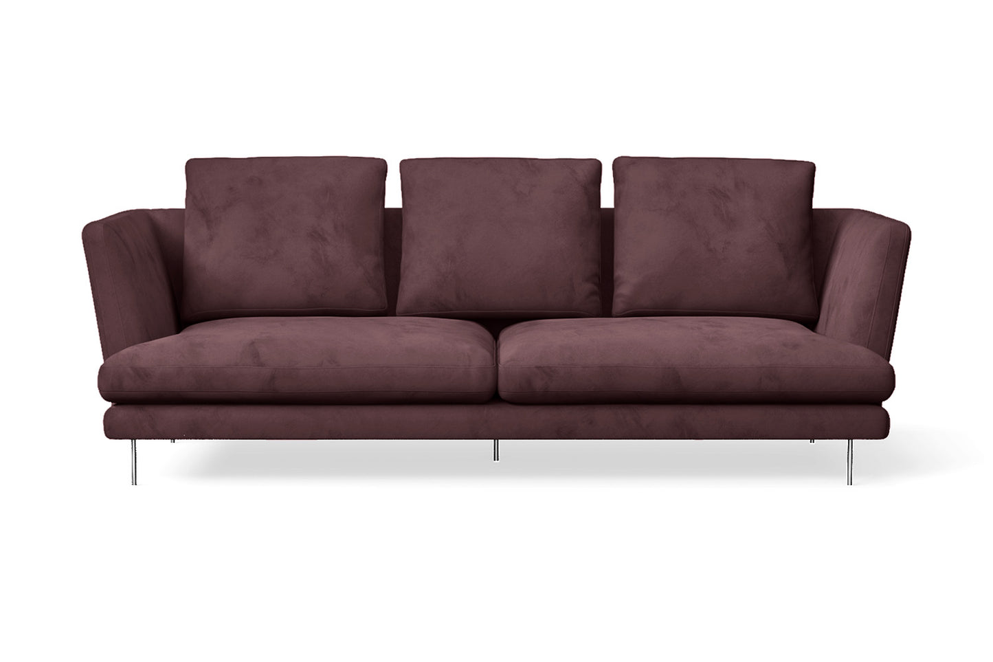 Faenza 3 Seater Sofa Grape Velvet