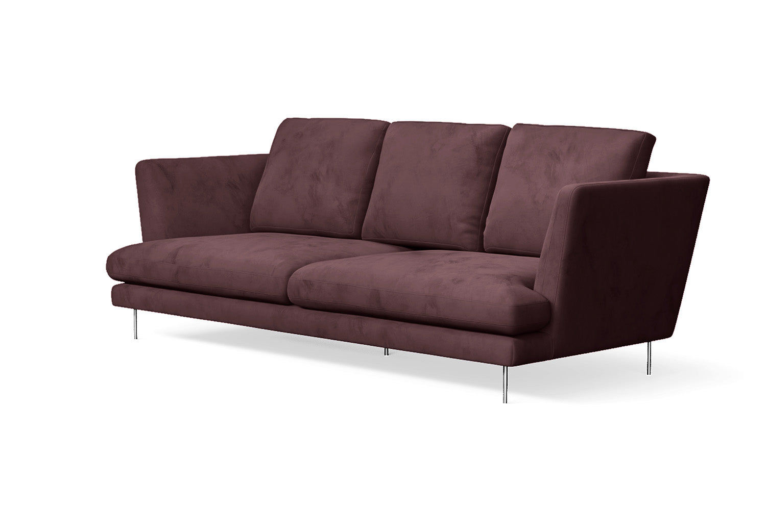 Faenza 3 Seater Sofa Grape Velvet