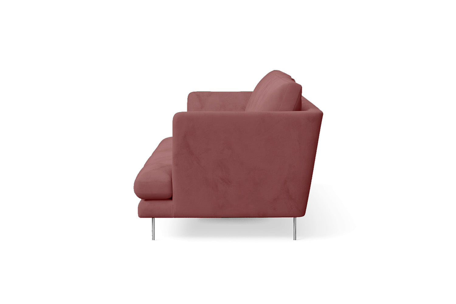 Faenza 3 Seater Sofa Pink Velvet