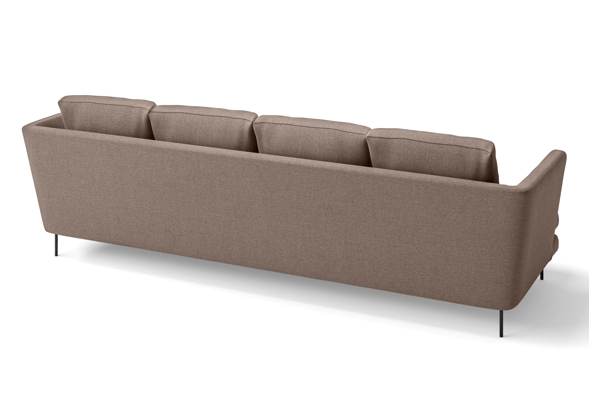 Faenza 4 Seater Sofa Caramel Linen Fabric