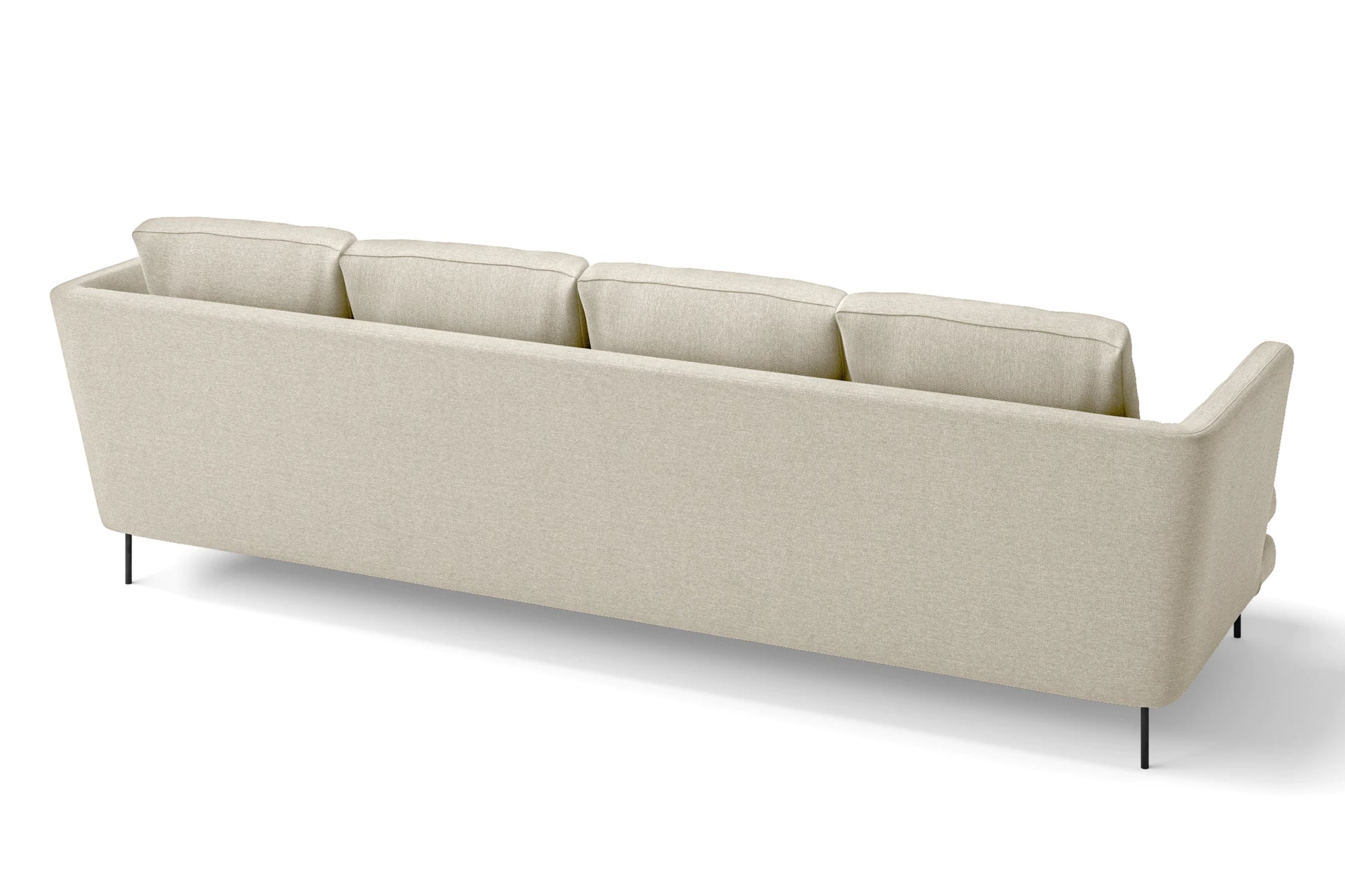 Faenza 4 Seater Sofa Cream Linen Fabric