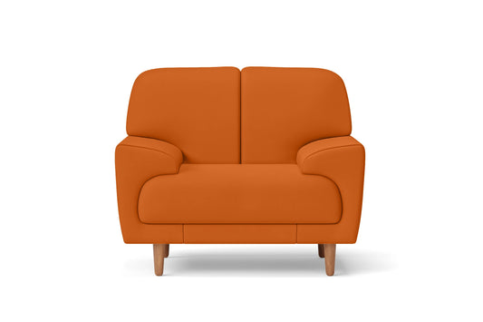 Ferrara Armchair Orange Leather