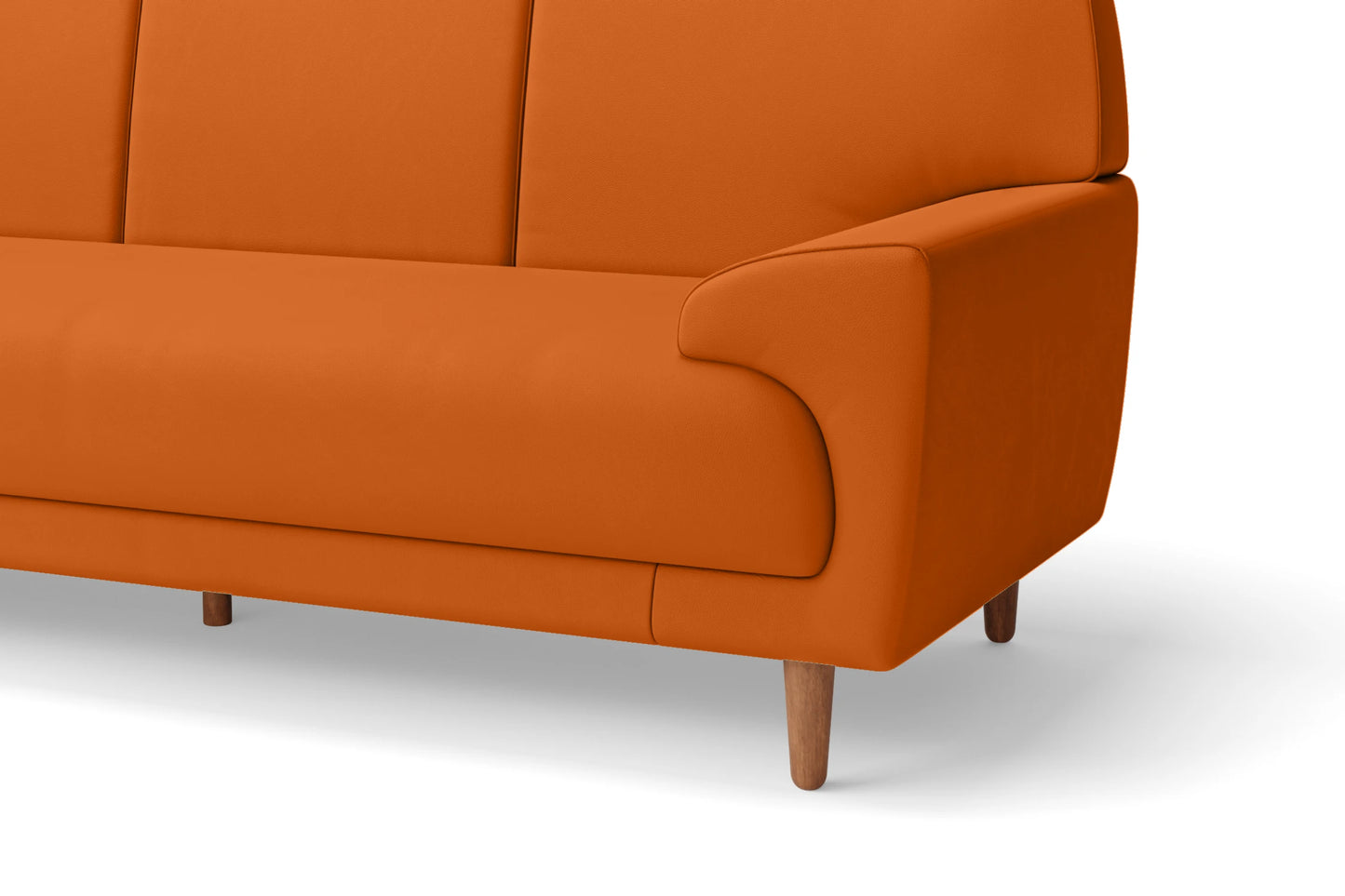 Ferrara Armchair Orange Leather