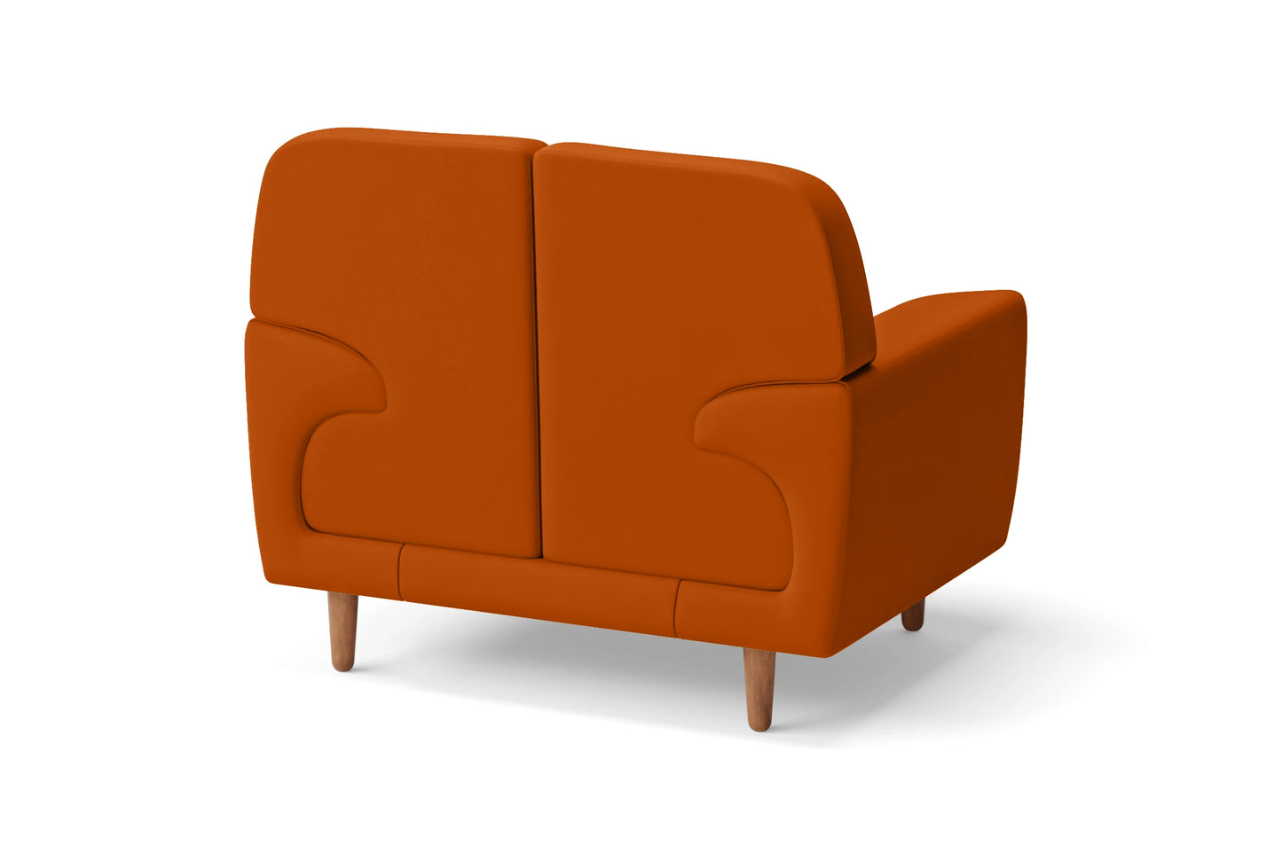 Ferrara Armchair Orange Leather