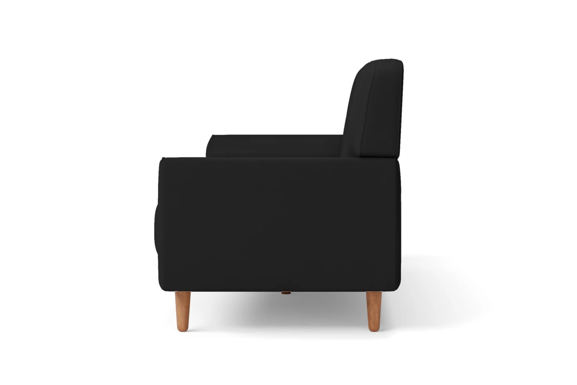 Ferrara 2 Seater Sofa Black Leather