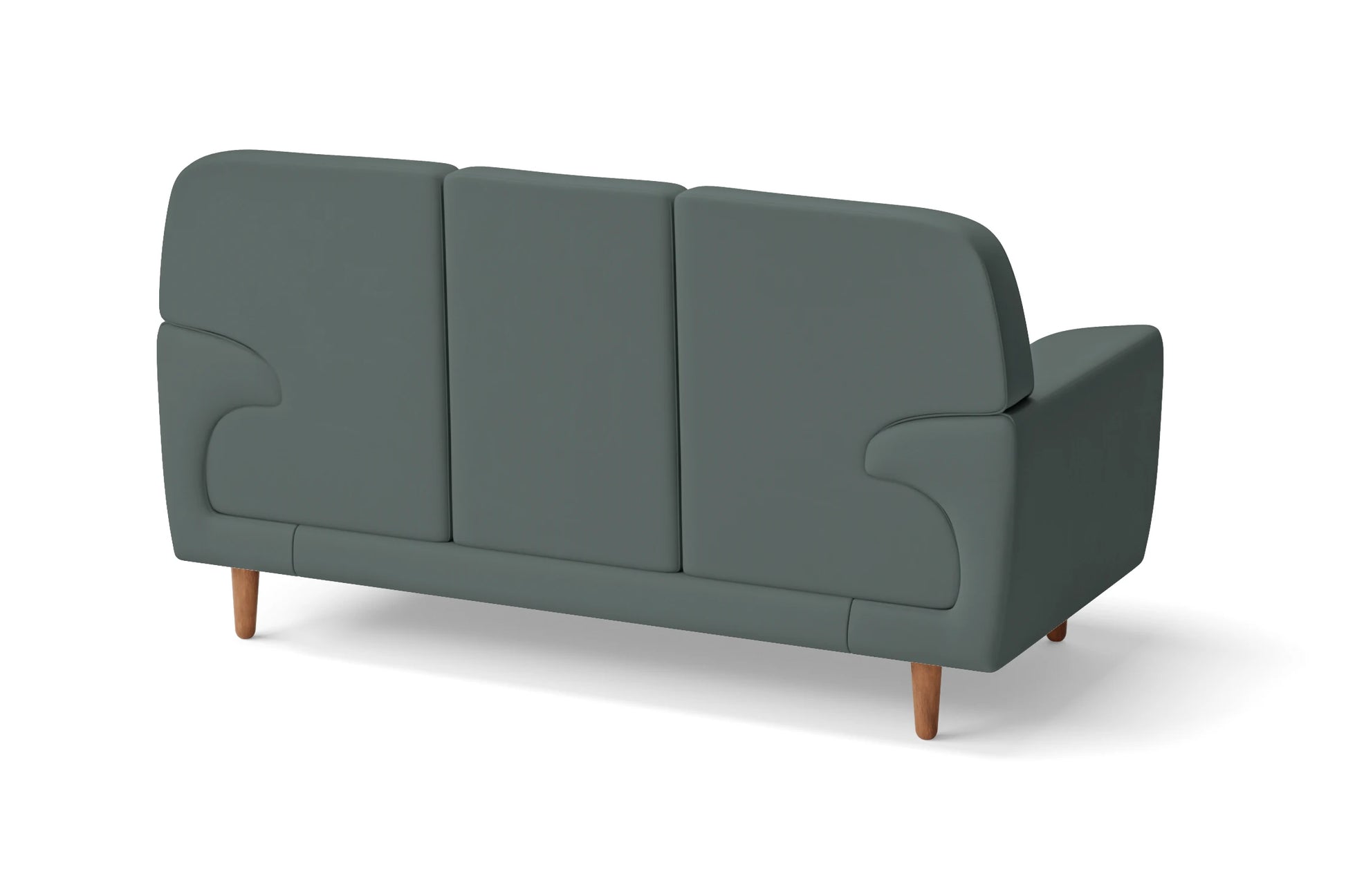 Ferrara 2 Seater Sofa Dusky Turquoise Leather