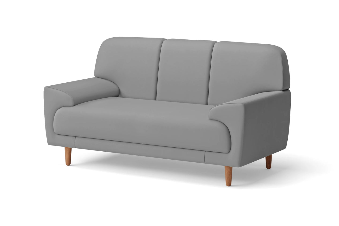 Ferrara 2 Seater Sofa Grey Leather