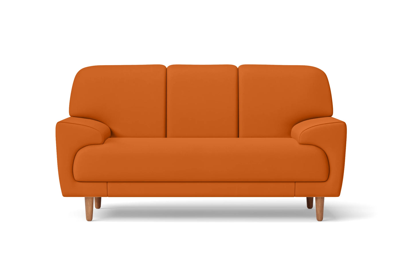 Ferrara 2 Seater Sofa Orange Leather