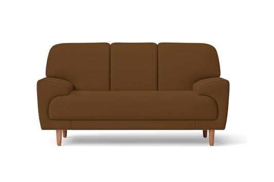 Ferrara 2 Seater Sofa Walnut Brown Leather