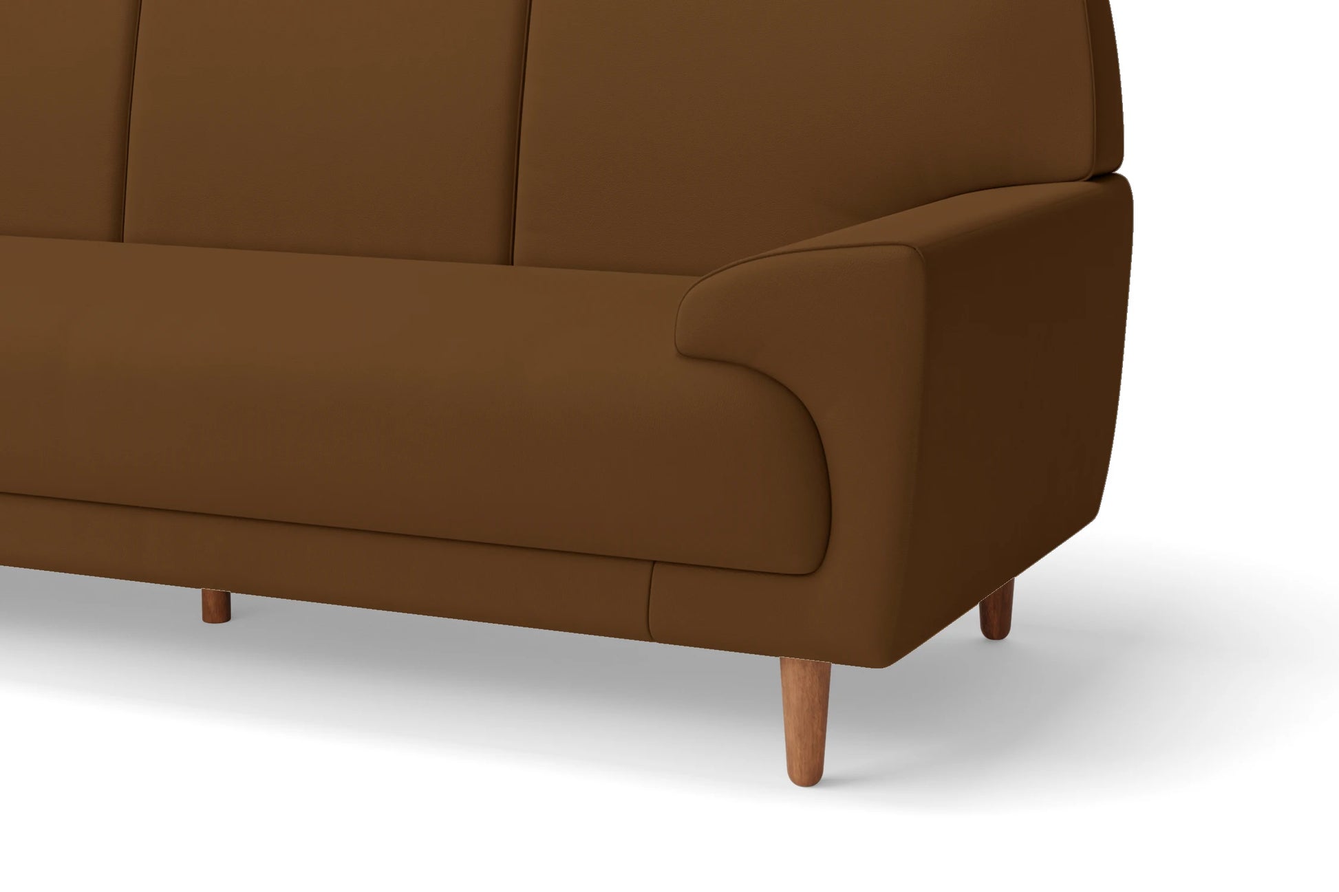 Ferrara 2 Seater Sofa Walnut Brown Leather