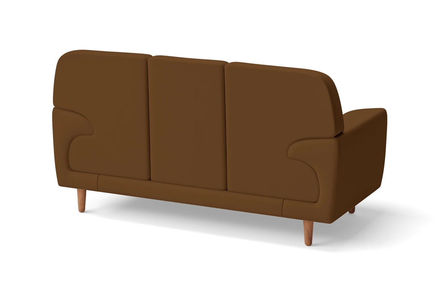 Ferrara 2 Seater Sofa Walnut Brown Leather